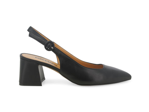 Melluso Scarpe Donna Made in Italy Primavera Estate in Pelle Nera D179Z-245514